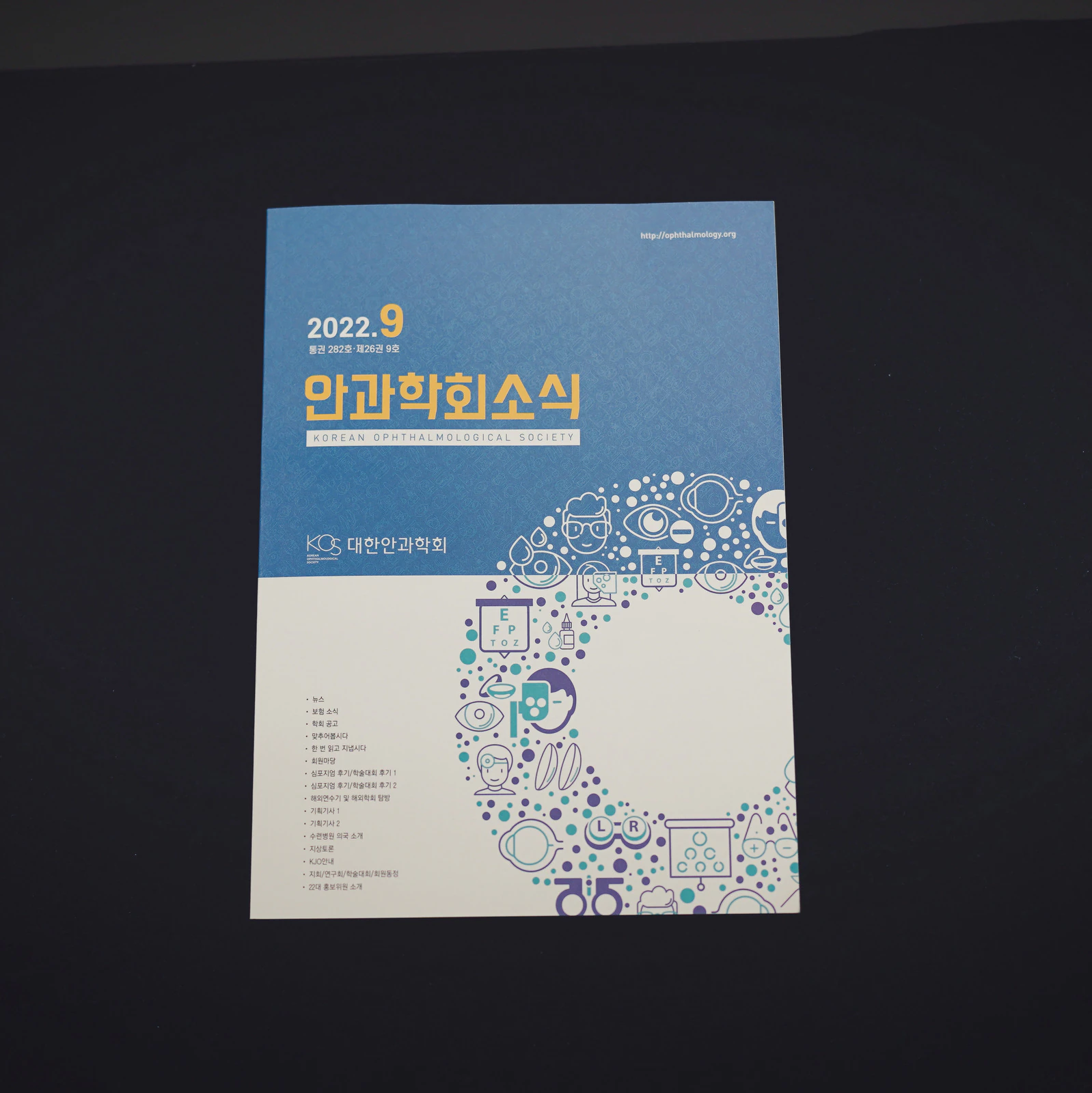 대한안과학회 소식지 배정민원장님 인터뷰 게재 대표 이미지